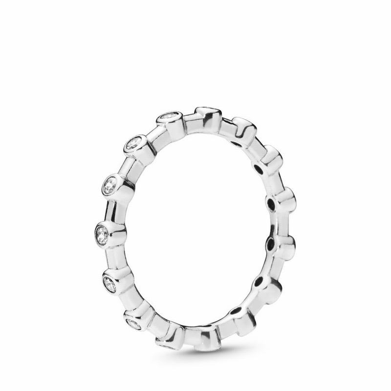Pandora Dazzling Dots Stackable Ring Silver Egypt HY1309482